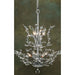 Aspen Polished Chrome Clear Crystal 8 Light Chandelier - Chandeliers