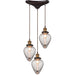 Bartram Antique Brass Oil Rubbed Bronze Pendant - Pendants