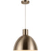 Bowery Matte Nickel 1 Light LED Pendant - Pendants
