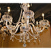 Carnivale Polished Chrome Clear Crystal 6 Light Chandelier - Chandeliers
