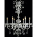 Carnivale Polished Chrome Clear Crystal 6 Light Chandelier - Chandeliers