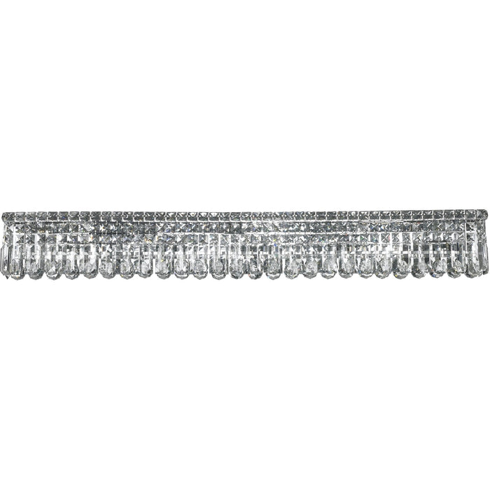 Cascade Polished Chrome Clear Crystal 10 Light Vanity Bath - Vanity Bath