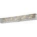 Cascade Polished Chrome Clear Crystal 10 Light Vanity Bath - Vanity Bath