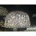 Cascade Polished Chrome Clear Crystal 12 Light Chandelier - Chandeliers