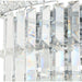 Cascade Polished Chrome Clear Crystal 12 Light Chandelier - Chandeliers