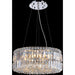 Cascade Polished Chrome Clear Crystal 12 Light Chandelier - Chandeliers