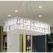 Cascade Polished Chrome Clear Crystal 16 Light Chandelier - Chandeliers