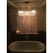 Cascade Polished Chrome Clear Crystal 16 Light Chandelier - Chandeliers