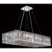 Cascade Polished Chrome Clear Crystal 16 Light Chandelier - Chandeliers