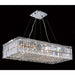 Cascade Polished Chrome Clear Crystal 16 Light Chandelier - Chandeliers