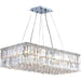Cascade Polished Chrome Clear Crystal 16 Light Chandelier - Chandeliers