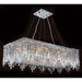 Cascade Polished Chrome Clear Crystal 16 Light Chandelier - Chandeliers