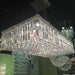 Cascade Polished Chrome Clear Crystal 16 Light Chandelier - Chandeliers