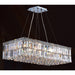 Cascade Polished Chrome Clear Crystal 16 Light Chandelier - Chandeliers