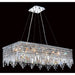 Cascade Polished Chrome Clear Crystal 16 Light Chandelier - Chandeliers
