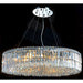 Cascade Polished Chrome Clear Crystal 18 Light Chandelier - Chandeliers