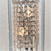 Cascade Polished Chrome Clear Crystal 2 Light Wall Sconce - Wall Sconces