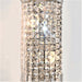 Cascade Polished Chrome Clear Crystal 2 Light Wall Sconce - Wall Sconces