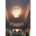 Cascade Polished Chrome Clear Crystal 4 Light Flushmount - Flushmounts
