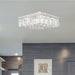 Cascade Polished Chrome Clear Crystal 4 Light Flushmount - Flushmounts