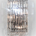 Cascade Polished Chrome Clear Crystal 4 Light Wall Sconce - Wall Sconces