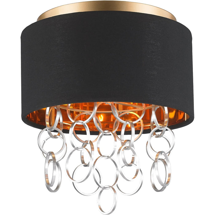 Catena Matte Gold 3 Light Flushmount - Flushmounts