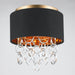 Catena Matte Gold 3 Light Flushmount - Flushmounts