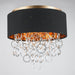 Catena Matte Gold 4 Light Flushmount - Flushmounts