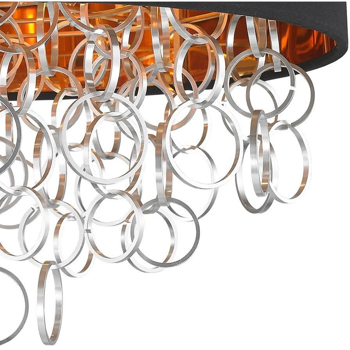 Catena Matte Gold 5 Light Flushmount - Flushmounts