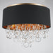 Catena Matte Gold 5 Light Flushmount - Flushmounts
