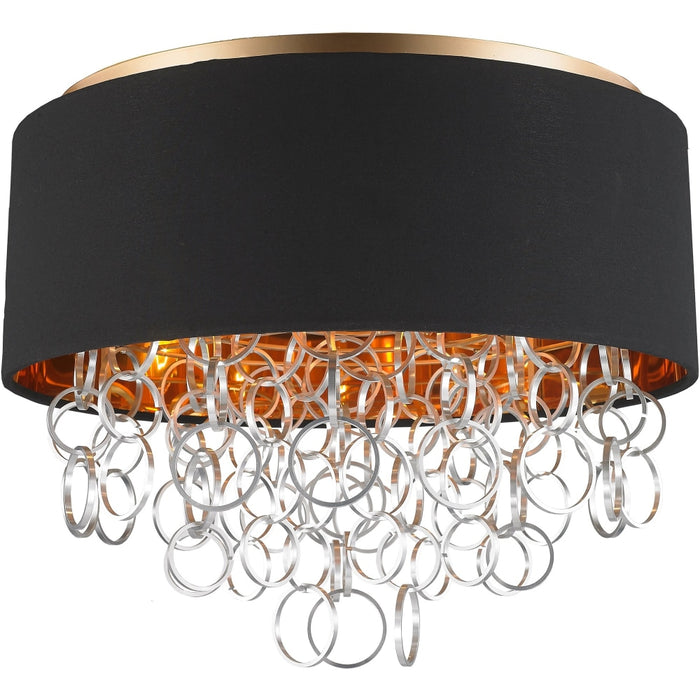 Catena Matte Gold 5 Light Flushmount - Flushmounts