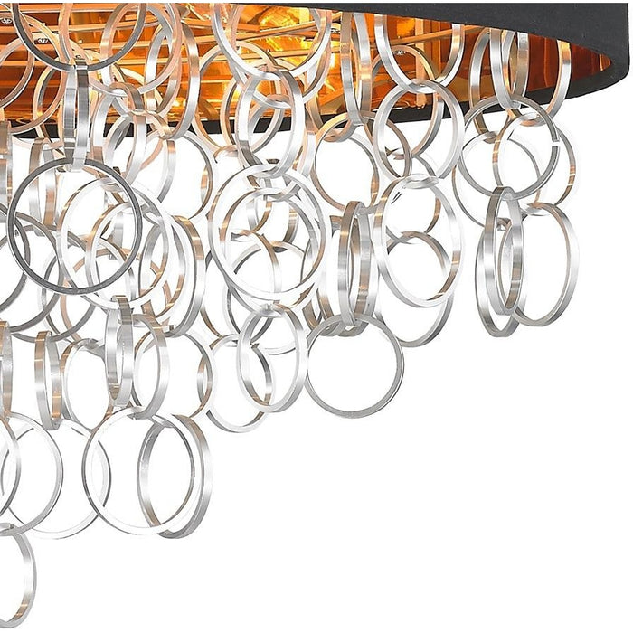 Catena Matte Gold 6 Light Flushmount - Flushmounts