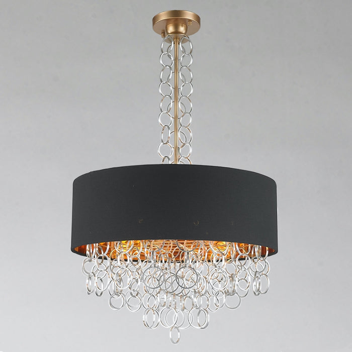 Catena Matte Gold 6 Light Flushmount - Flushmounts