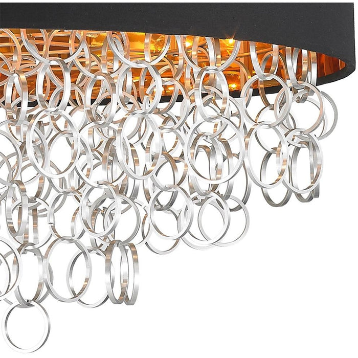 Catena Matte Gold 8 Light Flushmount - Flushmounts