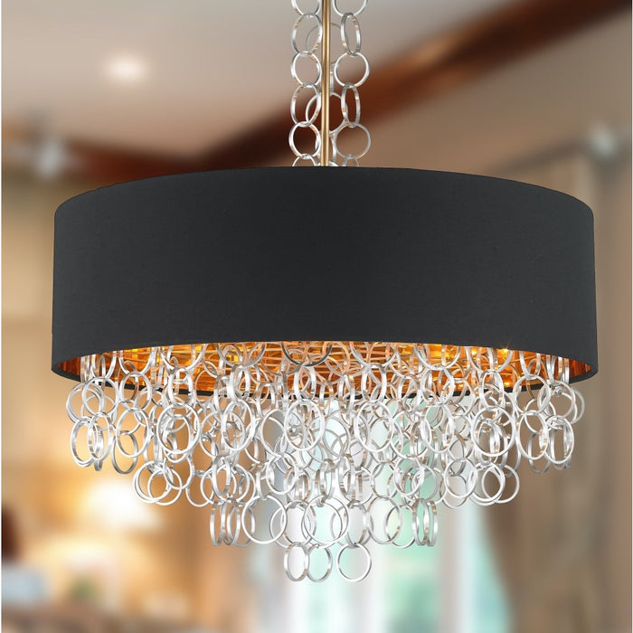 Catena Matte Gold 8 Light Flushmount - Flushmounts