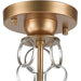 Catena Matte Gold 8 Light Flushmount - Flushmounts