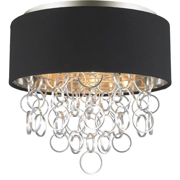 Catena Matte Nickel 4 Light Flushmount - Flushmounts