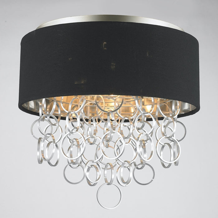 Catena Matte Nickel 4 Light Flushmount - Flushmounts