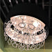 Catena Matte Nickel 5 Light Flushmount - Flushmounts