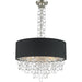 Catena Matte Nickel 6 Light Flushmount - Flushmounts