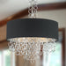 Catena Matte Nickel 6 Light Flushmount - Flushmounts