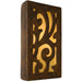 Cathedral Butternut and Amber Wall Sconce - Wall Sconce
