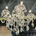 Catherine Polished Chrome Clear Crystal 5 Light Chandelier - Chandeliers