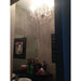 Catherine Polished Chrome Golden Teak Crystal 5 Light Chandelier - Chandeliers