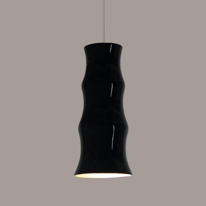 Chambers Black Gloss Halogen Mini Pendant - Mini-Pendants
