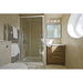 Chiseled Glass Brushed Nickel Vanity Light - Bath & Vanity