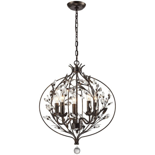 Circeo Deep Rust Chandelier - Chandeliers