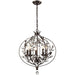 Circeo Deep Rust Chandelier - Chandeliers