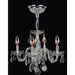 Clarion Polished Chrome Clear Crystal 4 Light Chandelier - Chandeliers