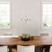 Clarion Polished Chrome Clear Crystal 4 Light Chandelier - Chandeliers